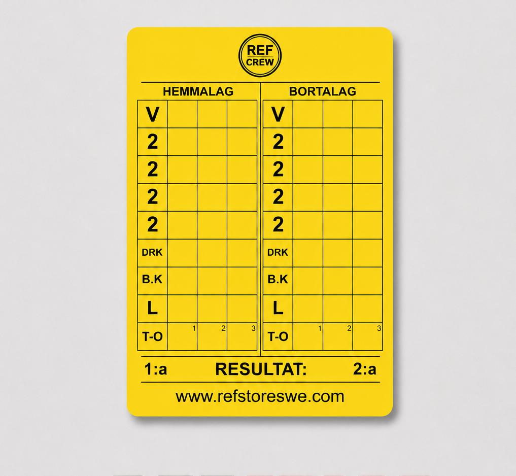 Matchkort: Handboll 30-pack