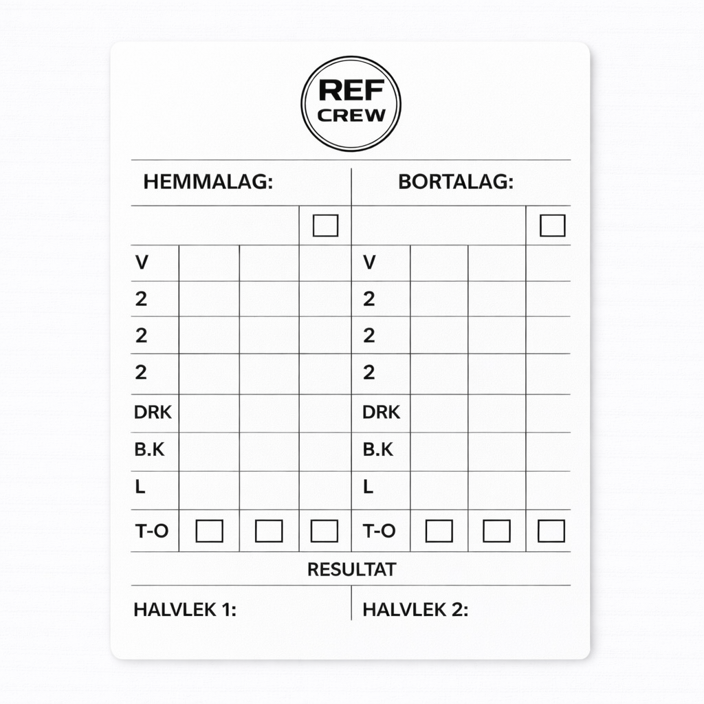 Notering: Händelser, (Handboll) 20-pack